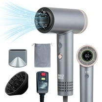 PhiloDeco Hair Dryer with Diffuser, 500 Million Negative Ionic Hair Dryer, Professional Hair Dryer 110000RPM Blow Dryer, Fast Drying High-Speed Hair Dryer for Women Men