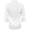thumbnail image 5 of sogami Long Sleeve Collar Dress Shirt Cotton Spandex Shirts for Men, 5 of 9