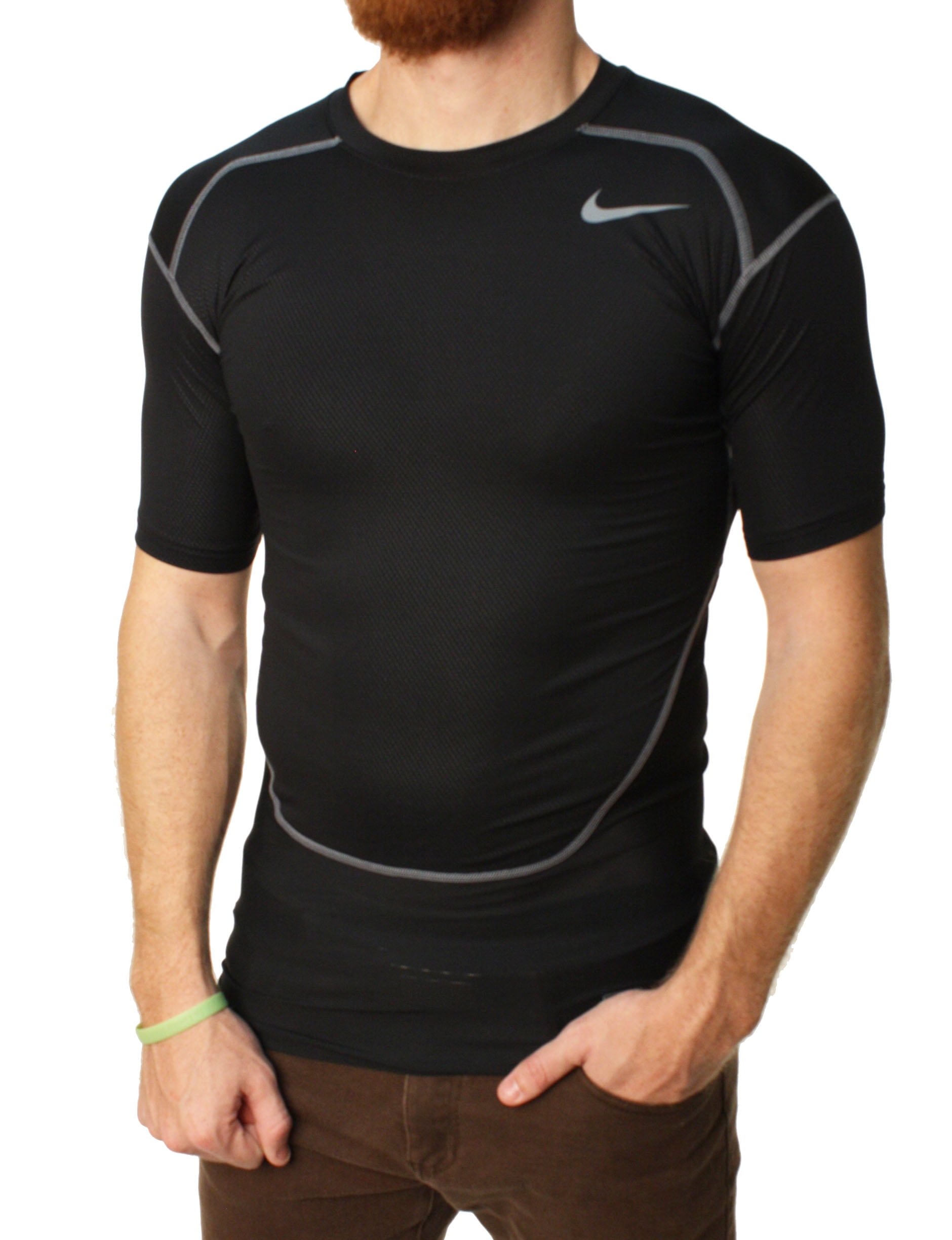 nike pro combat dri fit compression shirt