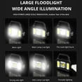 thumbnail image 2 of Portable Solar Searchlight LED Spotlight Solar/USB Rechargeable Powerful Flashlight Dual Light Source Searchlight Waterproof 6 Gears Torch Light for Camping Emergency Outdoor, 2 of 8