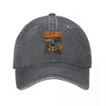 thumbnail image 1 of Gorras de béisbol informales y oficiales de Peanuts Charlie Brown Scream Artsy, unisex, de mezclilla desgastada, para exteriores, ajustables, 1 of 5