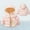 08Pink, variant on Hicidod Winter Down Coats for Kids Boys Girls Lightweight Puffer Padded Jacket Bear Hoods Long Sleeve Infant Outerwear