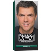 Just For Men Shampoo-In Hair Color Dark Brown, 1 Application, Pack of 2