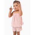 thumbnail image 3 of Modern Moments By Gerber Toddler Girl Casual Cotton Gauze Outfit Set, 2-Piece, Sizes 12M-5T, 3 of 12