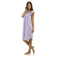 thumbnail image 3 of Casual Nights Women's Smocked Lace Short Sleeve Nightgown, 3 of 4