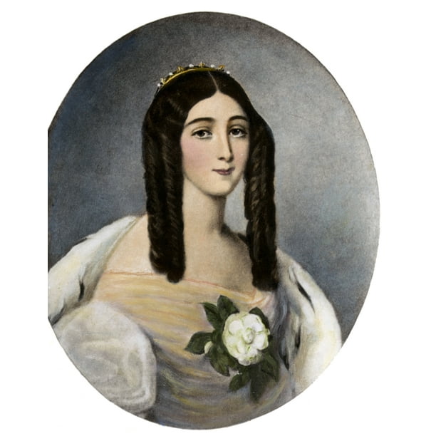 Marie Duplessis 14 1847 Nassumed Name Of Alphonsine Plessis French Courtesan The Prototype Of Marguerite Gautier In La Dame Aux Camelias By Dumas Fils After A Painting By Douard Vienot Rolled Can