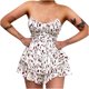 thumbnail image 1 of Mono sexy con tirantes y hombros descubiertos con estampado floral primavera/verano Pompotops ghjkhdj18917, 1 of 1