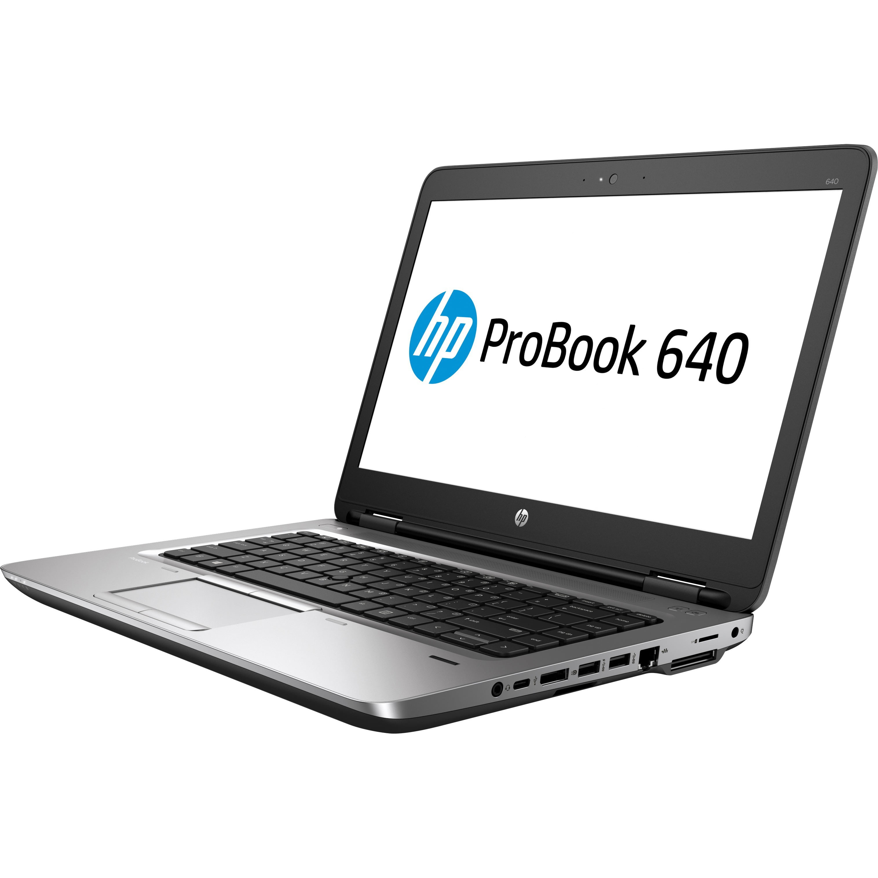 HP ProBook 14" Laptop, Intel Core i5 i5-6300U, 16GB RAM, 256GB SSD, DVD Writer, Windows 10 Pro