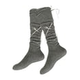 thumbnail image 4 of XFeng Bow Decor Knee High Socks Y2K Slouch Calf Socks for Women, 4 of 4