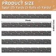thumbnail image 3 of 5 Rolls Christmas Ribbon 1.5 inch Wide Decorative Ribbon for Gift Wrapping and Holiday Decorations Marine Life Pattern, 3 of 7