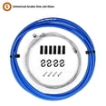 thumbnail image 1 of Trlreq Premium Bicycle Brake & Shift Cable Set: High Carbon Steel Inner Wire & Housing for Mountain/Road Bikes, Blue Brake Housing, Essential Components for Reliable Performance, Own Brand Quality,, 1 of 6