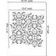 thumbnail image 3 of Stencil Stencil Ease Diseño barroco victoriano de pared y suelo, 3 of 6