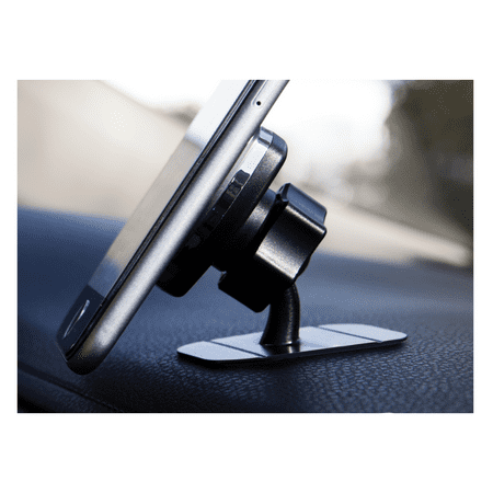 Naztech - MagBuddy Anywhere+ Magnetic Adhesive Mount for Most Cell Phones - Black