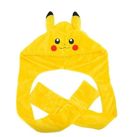Pokemon Pikachu 3D Snood Hood Hat