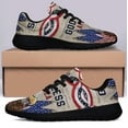 thumbnail image 2 of God Bless America Patriotic Eagle Independence Day Shoes Sneakers for Women Men Black Size 3.5, 2 of 6