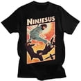 thumbnail image 2 of Funny Jesus Graphic T-shirts Ninjesus Kung Fu T Shirt Casual  Short Women Men Clothing Tees Tops Streetwear Japan Anime Clothes, 2 of 16