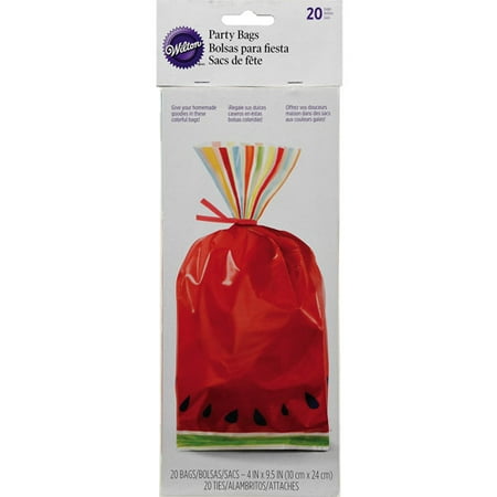 Party Bags-summer 20/pkg 4"x9.5"