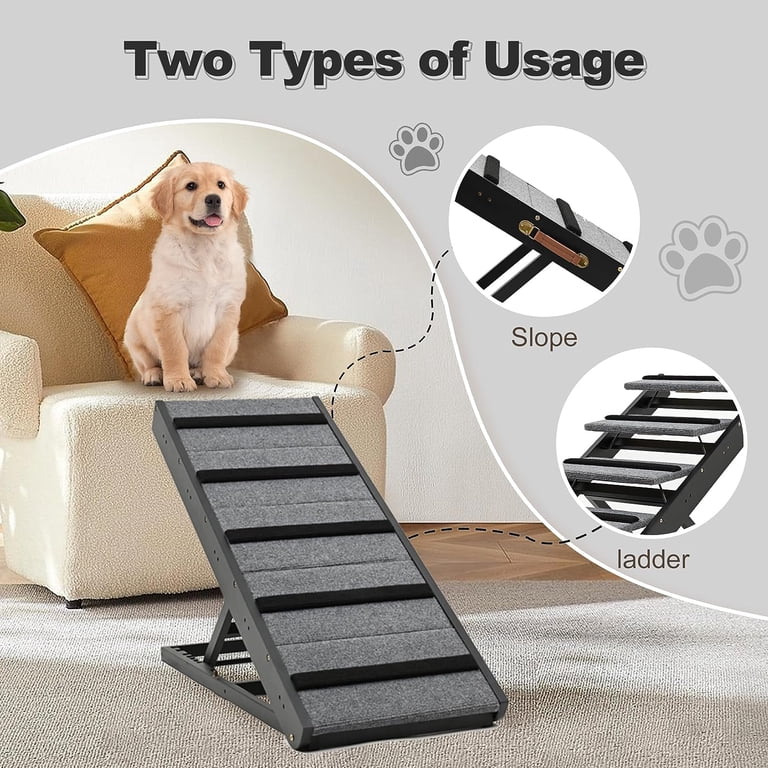 Portable Dog Ramps For Stairs RIZZARI Portable Dog Car Ramp, Foldable