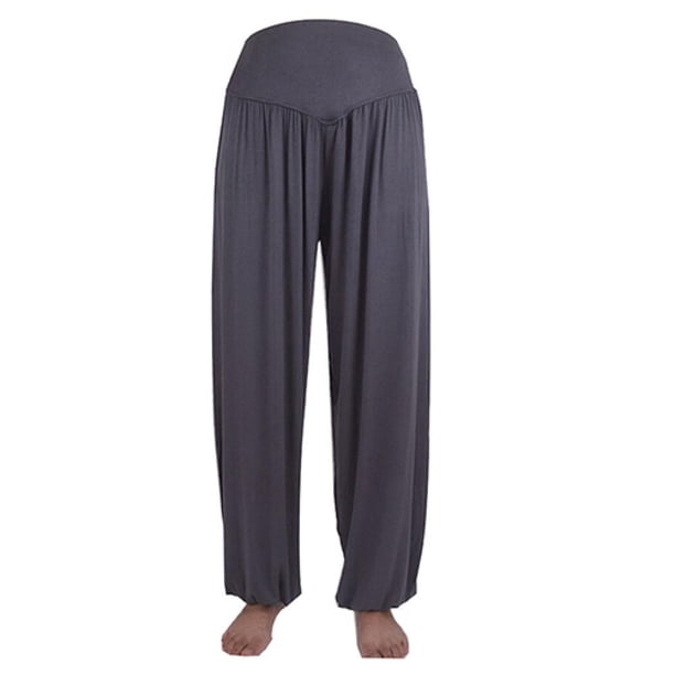 Pantalones harén de mujer de ropa deportiva vintage, pantalones largos sueltos de yoga, pantalones anchos deportivos bohemios para danza del vientre, ropa de yoga