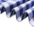 thumbnail image 6 of BalsaCircle Navy Blue Patriotic Veterans Day 90"Round Tablecloth Gingham Checkered Polyester Washable 4th of July Linen, 6 of 8