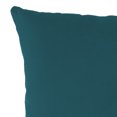 thumbnail image 4 of Jordan Manufacturing Sunbrella 18" x 18" Dupione Deep Sea Teal Stripe Square Outdoor Throw Pillow (2 Pack), 4 of 8