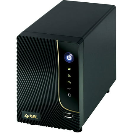 Zyxel NSA-320 - NAS server - 2 bays - SATA 3Gb/s - HDD - RAID 0, 1, JBOD - RAM 512 MB - Gigabit (Best Media Server App)