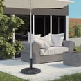 thumbnail image 2 of Outsunny Market Umbrella Base Holder 18" Round Parasol Stand, Black, 2 of 10