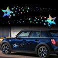 thumbnail image 1 of Tomall 1 Par De Pegatinas De Vinilo Con Gráficos De Estrellas De 62,6 Pulgadas Para Los Lados De La Puerta Del Cuerpo Del Coche, Pegatinas Universales Impermeables De Estrellas, Decoración Para Vehícu, 1 of 5