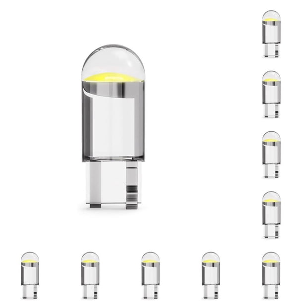 Sidaley 10 piezas de alto lumen LED luces de coche bombillas RV remolque lámparas luz blanca 24V Type1 NO1 Sidaley CBP227805