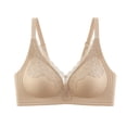 thumbnail image 7 of Gkeoshab Women's Bras Women's No Gap Seamless Bra Control Minimizer Underwire Bra Beige L, 7 of 7