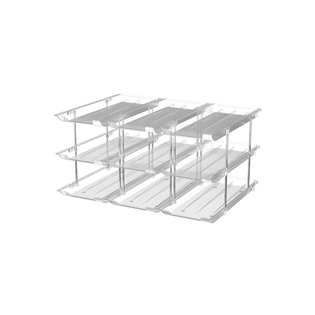 HannLk Can Rack Organizers For Fridge And Shelves Organization