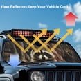 thumbnail image 5 of Uorisanigo Windshield Sun Shade,Camo American Flag Raccoon Car Sunshade for Jeep Wrangler JK JKU JL JLU 1997-2023 & Jeep Gladiator JT 2020-2023,UV Rays Blocker Sun Visor Shield Keep Vehicle Cool, 5 of 7