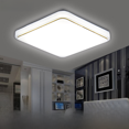 thumbnail image 1 of Lámpara de techo LED para sala de estar, lámpara de ambiente simple y moderna, rectangular, cuadrada, para dormitorio, estudio, balcón, cocina, iluminación, 1 of 2