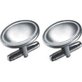 thumbnail image 2 of Ovale Stainless Steel Cufflinks, 2 of 2