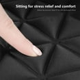 thumbnail image 4 of Car Seat Cushion Pad 19'' x 18'' Comfort Seat Protector for Car Driver Seat Office Chair Home Use Seat Cushion Non-Slip Bottom, Comfort Car Seat Protector, 4 of 7