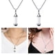 thumbnail image 1 of Collar colgante Yinane de acero Inoxidable plateado 2x, 1 of 8