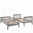 thumbnail image 4 of Twin Size Metal Storage Bed Frame with No Box Spring, Gray for Bedroom, 4 of 12