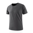 thumbnail image 2 of Big & Tall Men's Athletic T-Shirt Quick Dry Raglan Short Sleeve Ice Silk Crew Neck Tee Moisture Wicking Breathable Performance Workout Top for Summer Outdoor, 2 of 5