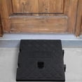 thumbnail image 4 of Firefly Hope Practical Lightweight Portable Plastic Threshold Ramp - 27*25*7cm Black for Easy Access, 4 of 4