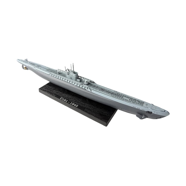 Modelo de submarino a escala 1:350, material didáctico, adorno de escritorio, modelo de barco de simulación. U181