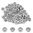 thumbnail image 1 of 55 Pack M6 Serrated Flange Hex Nuts, M6-1mm Hexagon Flange Nuts, 1 of 5