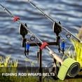 thumbnail image 6 of Uxcell 6Pcs Fishing Rod Straps, Elastic Fishing Rods Ties Wrap Pole, Multicolor, 6 of 7