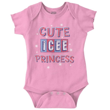 

Cute Icee Princess Official Logo Bodysuit Jumper Girls Infant Baby Brisco Brands 6M