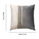 thumbnail image 3 of Funda de almohada de terciopelo con diseño de patchwork para mesita de noche, sofá y cojín lumbar – Funda decorativa con cremallera oculta, costuras reforzadas y tejido de fácil cuidado., 3 of 6