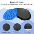 thumbnail image 2 of Cojín de asiento para kayak New-VI, antideslizante, impermeable, de gel, azul, 2 of 7