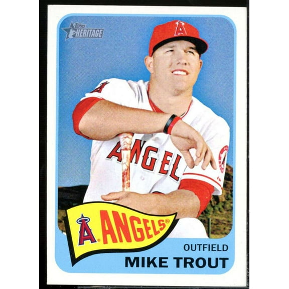 Mike Trout Card 2014 Topps Heritage #250A