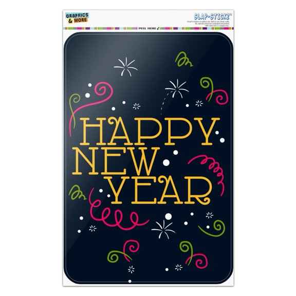 Happy New Year Home Business Office Sign