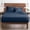 Navy Blue {Solid}, variant on Ultra-Soft & Breathable Luxury Bedding ! 600 Thread Count 100% Egyptian Cotton Full Size 4 Piece Sheet Set Fit 9" Inch to 12" Inch Deep Pocket { Stripe Navy Blue }