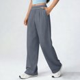 thumbnail image 6 of Flowy Wide Leg Quick Dry Pants for Women High Waisted Athletic Casual Workout Trousers with Pockets, 6 of 6
