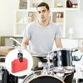 thumbnail image 4 of FONDOTIN Professional Drum Kit Cowbell Red PVC Material Practical Percussion Accessory, 4 of 8